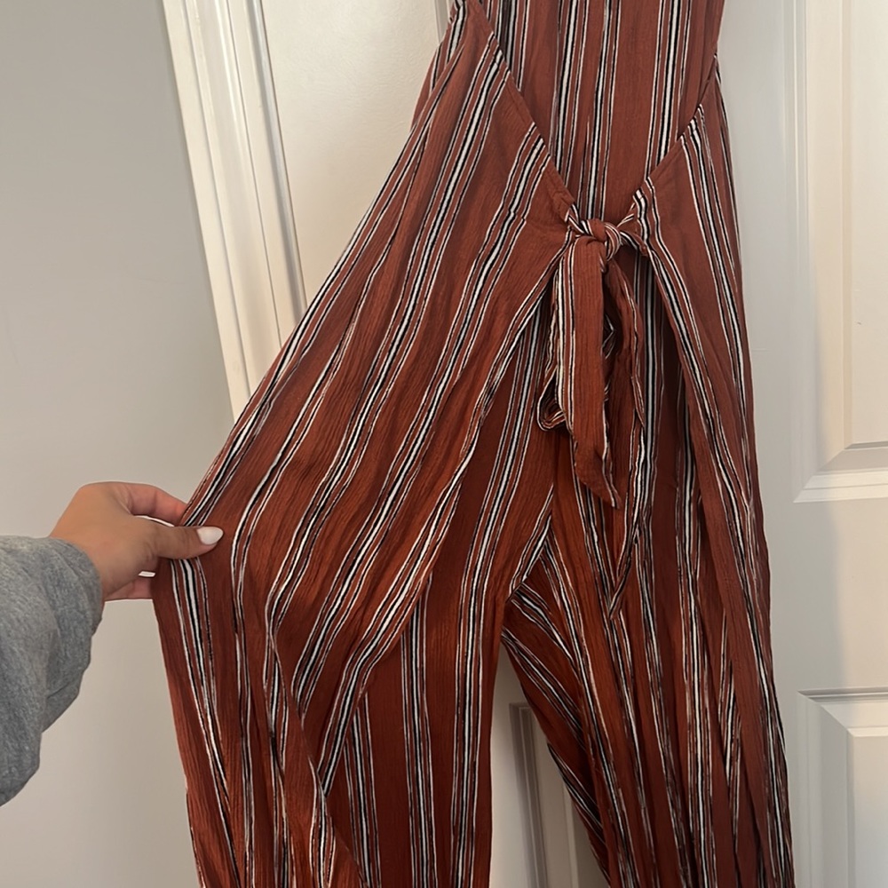 Haltered pant romper